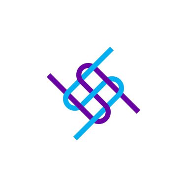 Ss veya Sun harfi logo tasarım vektörü