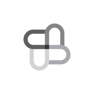 S harfi logo tasarım vektörü