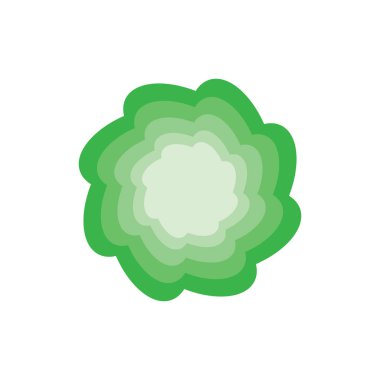 Soyut çiçek logosu tasarım vektörü