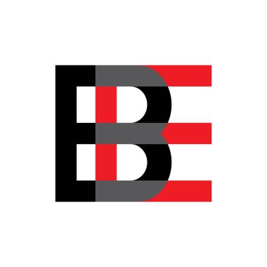 Harf logosu tasarımı vektörü