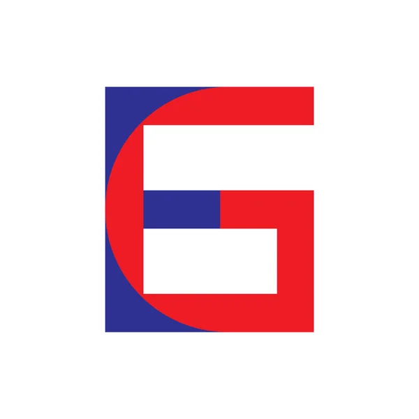 EG harf logo tasarım vektörü — Stok Vektör