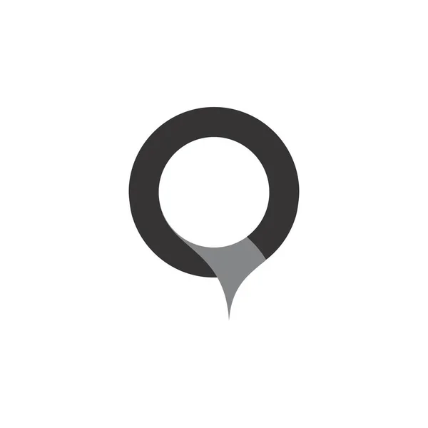 Q Brev Logotyp Design Vector — Stock vektor
