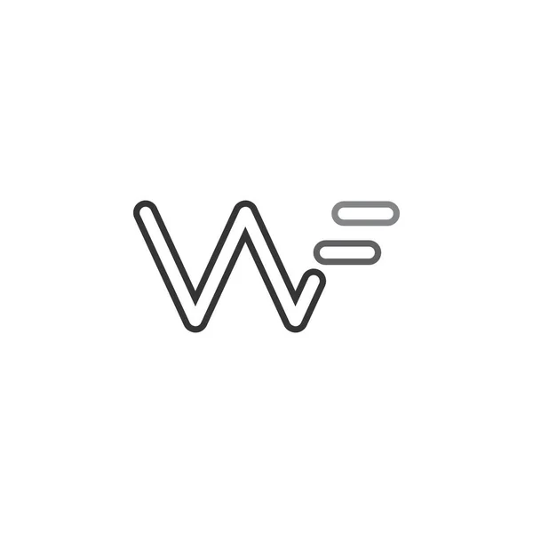 Litera Wektor Projektowy Logo — Wektor stockowy