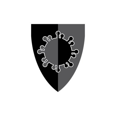 Anti Virüs logo tasarım vektörü