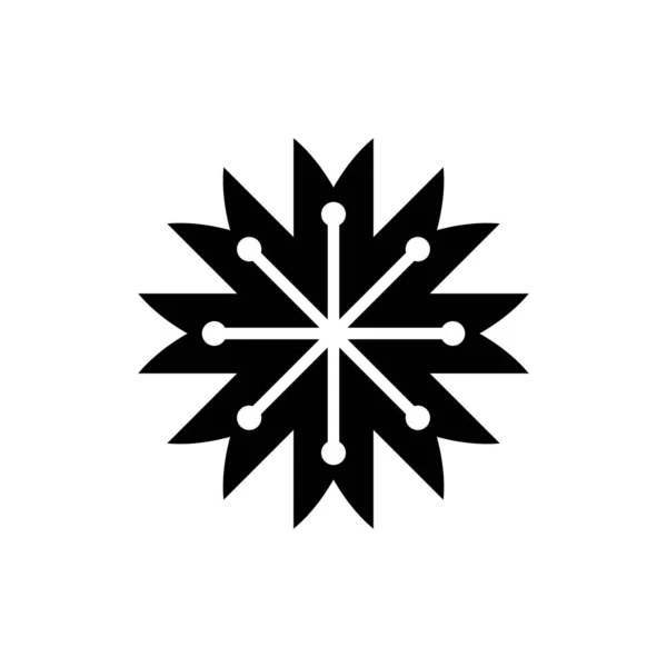 Estrela Com Oito Bússola Direção Logotipo Design Vetor —  Vetores de Stock