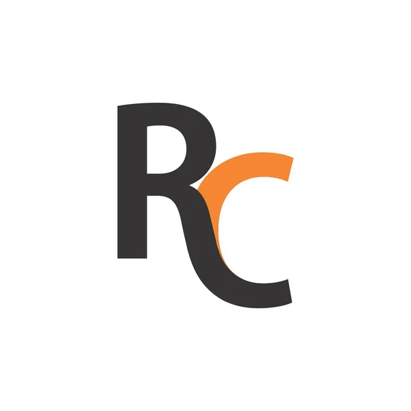 RC Harf Logo Tasarım Vektörü