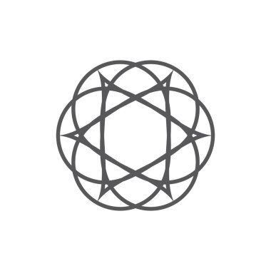 Eşsiz Klasik Süs logo tasarım vektörü