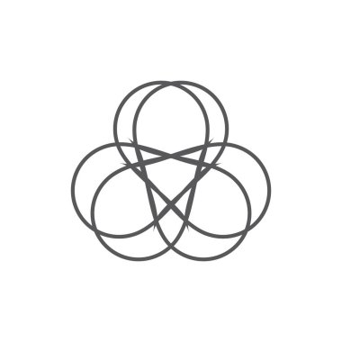 Eşsiz Klasik Süs logo tasarım vektörü