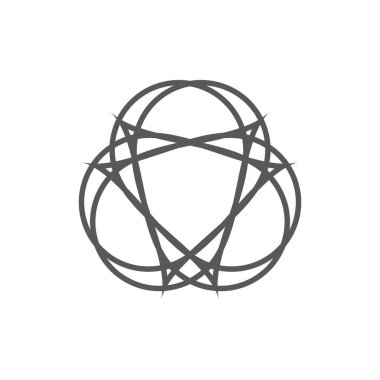 Eşsiz Klasik Süs logo tasarım vektörü