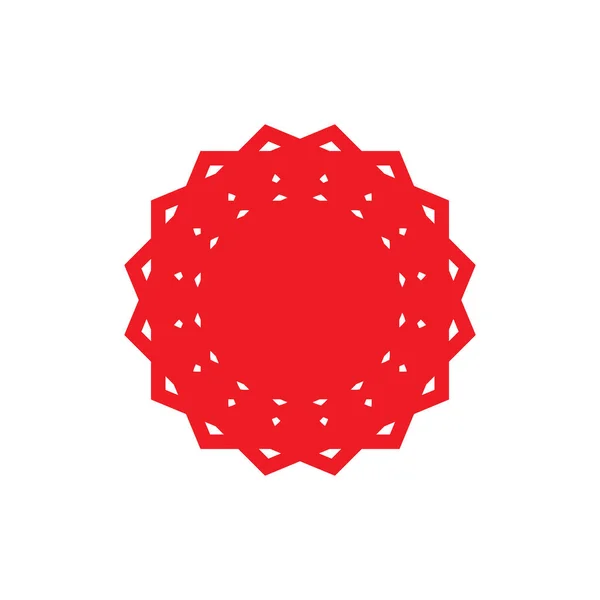 Wektor Projektu Logo Abstract Sun — Wektor stockowy