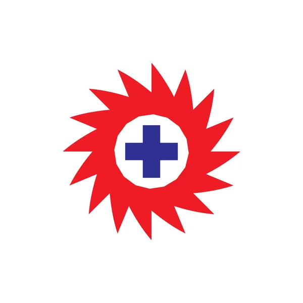 Rotary Sun Logo Design Vector — Stock Vector