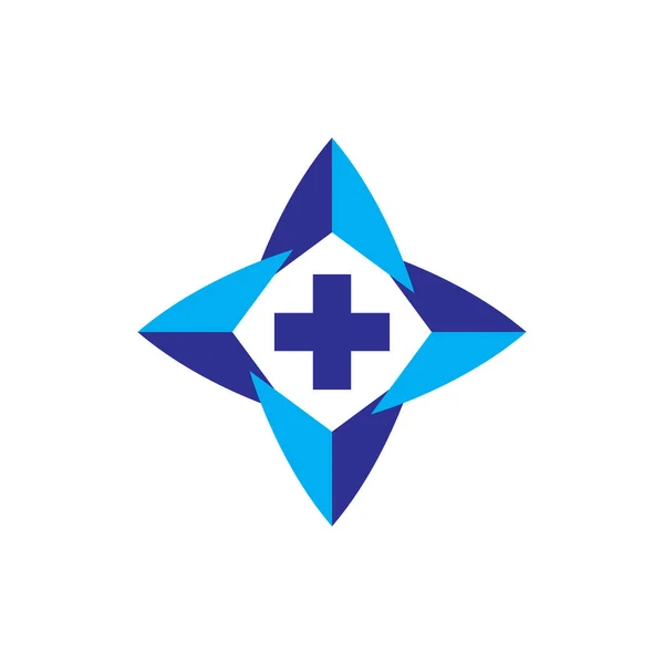 Estrela Com Vetor Design Logotipo — Vetor de Stock