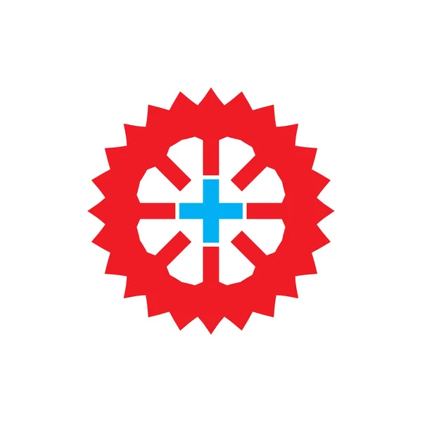 Rotary Gear Logo Design Vector — Stock Vector