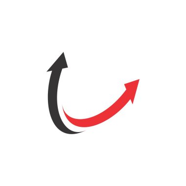 Okun logo tasarım vektörünü iki katına çıkar