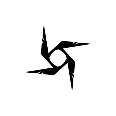 Döndürme Kanat logo tasarım vektörü