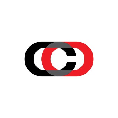 CO harfi logo tasarım vektörü