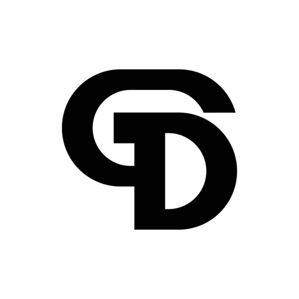 Gd字母标识设计矢量 — 图库矢量图片