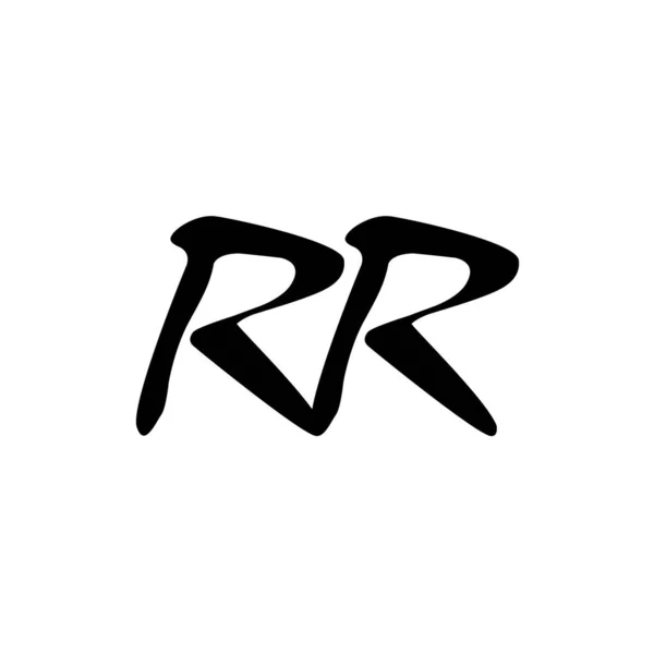 Rr字母标志设计向量 — 图库矢量图片