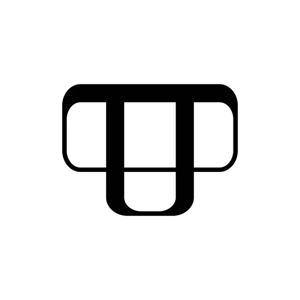 T字母标志设计向量 — 图库矢量图片