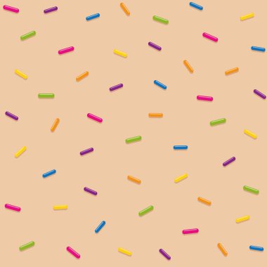 Kusursuz desenli renkli serpintiler.