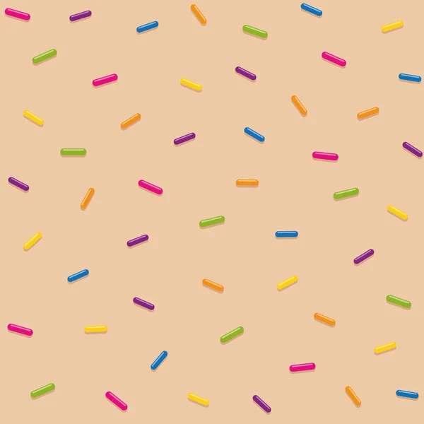 Seamless pattern colorful sprinkles — ストックベクタ