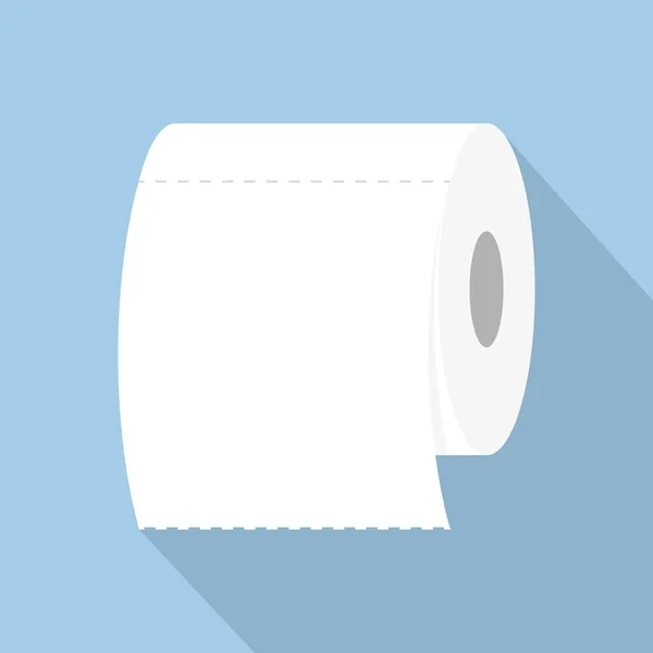 Toalettpappersikonens rulle — Stock vektor