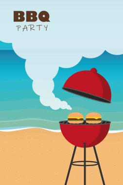 Sahilde yaz barbeküsü