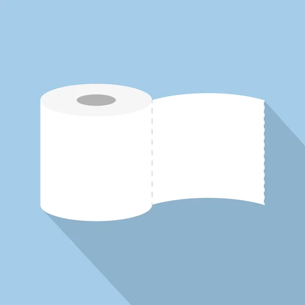 Rollo de papel higiénico icono — Vector de stock