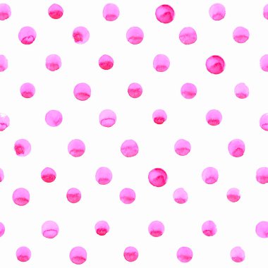 Renkli suluboya, pürüzsüz desen. Soyut vektör kusursuz desen. Suluboya pembe benekli. Beyaz arkaplanda parlak sıçramalar izole edildi.