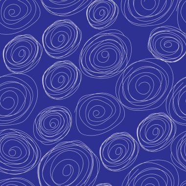 Kusursuz desen. El çizimi karalama dalgaları. Tekstil, duvar kâğıtları, baskılar ve web tasarımı için kullanılabilir