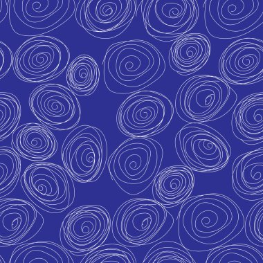 Kusursuz desen. El çizimi karalama dalgaları. Tekstil, duvar kâğıtları, baskılar ve web tasarımı için kullanılabilir