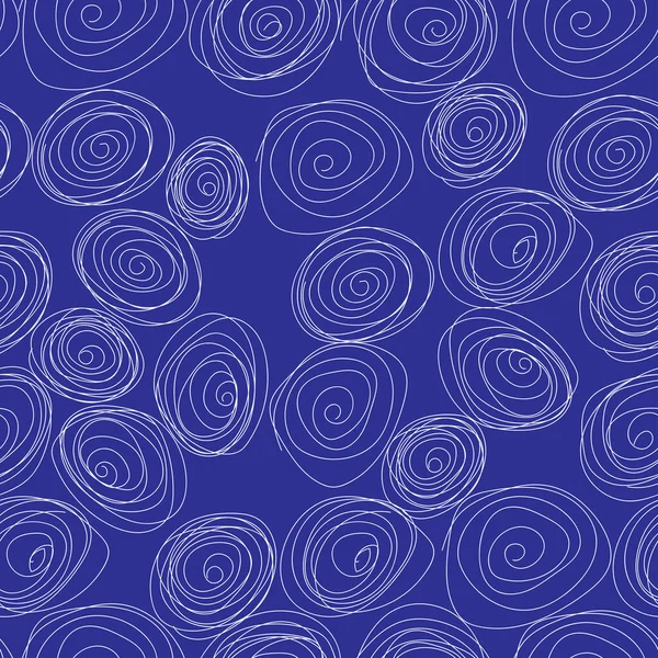 Kusursuz desen. El çizimi karalama dalgaları. Tekstil, duvar kâğıtları, baskılar ve web tasarımı için kullanılabilir