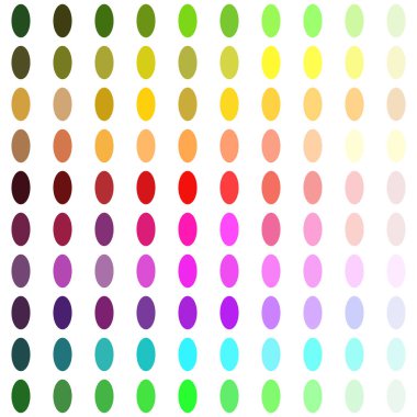 Gökkuşağı nokta dairesi kusursuz desen. Soyut renkli arkaplan tasarımı