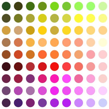 Gökkuşağı nokta dairesi kusursuz desen. Soyut renkli arkaplan tasarımı