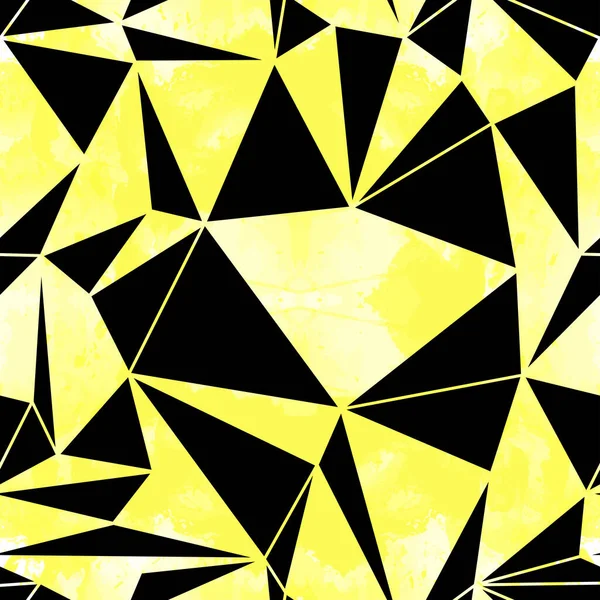 Nahtlose Mosaikstruktur Vektor Kaleidoskop Hintergrund Aquarell Geometrisches Muster Glasmalerei — Stockvektor