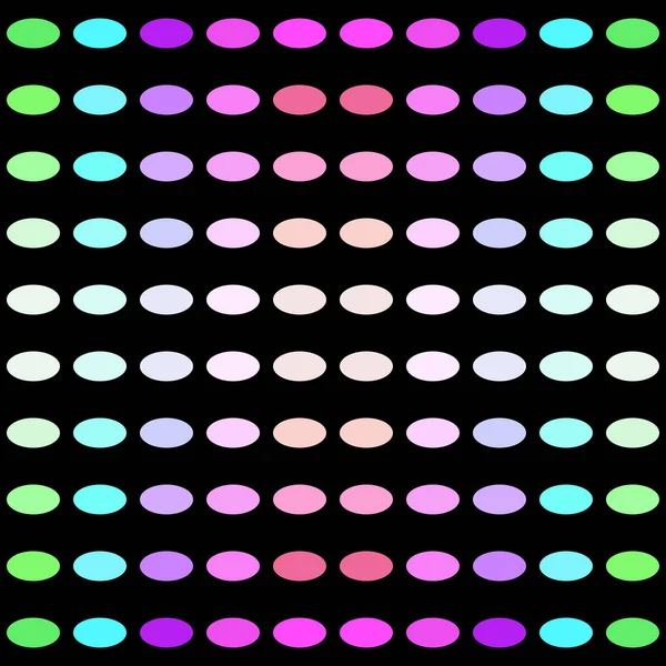 Rainbow Dot Círculo Sem Costura Padrão Design Fundo Colorido Abstrato — Vetor de Stock