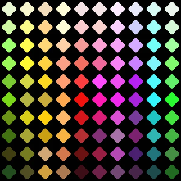 Rainbow Dot Círculo Sem Costura Padrão Design Fundo Colorido Abstrato — Vetor de Stock