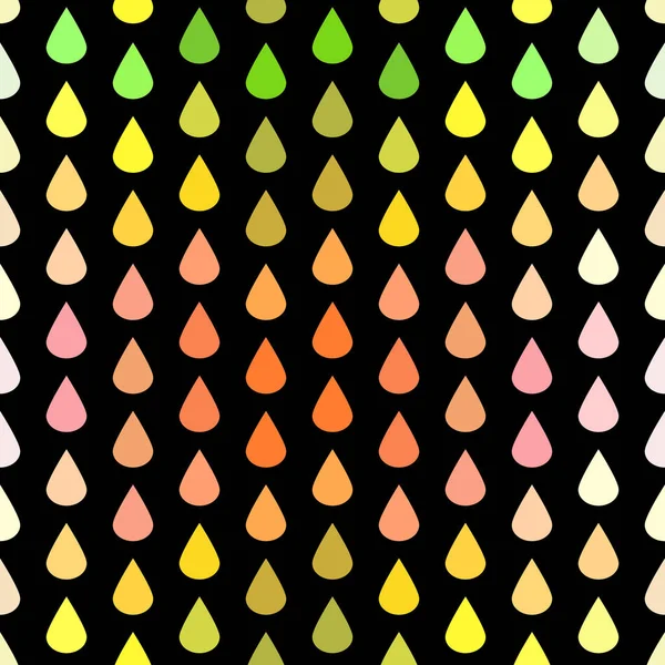 Rainbow Dot Circle Nahtloses Muster Abstrakte Bunte Hintergrundgestaltung — Stockvektor