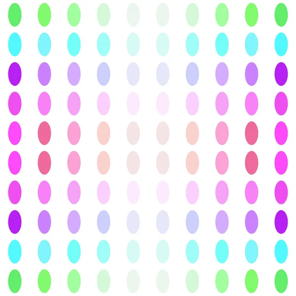 Regenboog Dot Cirkel Naadloos Patroon Abstract Kleurrijk Achtergrond Ontwerp — Stockvector