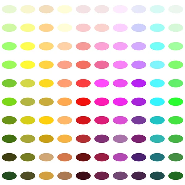 Rainbow Dot Círculo Sem Costura Padrão Design Fundo Colorido Abstrato — Vetor de Stock