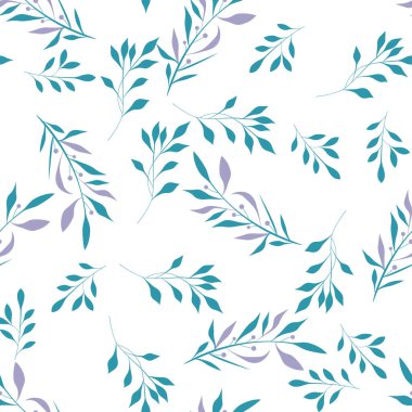 Gül desenli kusursuz çiçek deseni, klasik tarzda vektör illüstrasyonu