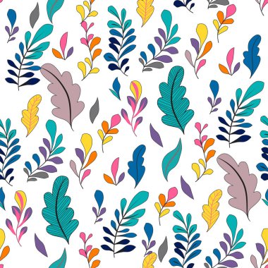 Çiçekli ve bitkili doku. Çiçek süsü. Orijinal çiçek deseni.