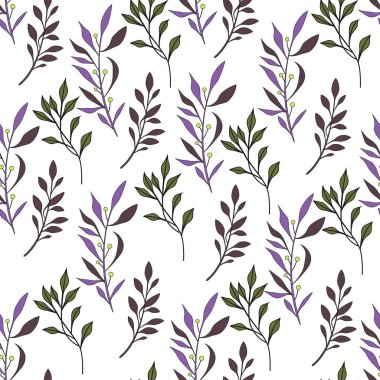 Çiçekli ve bitkili doku. Çiçek süsü. Asıl desen.