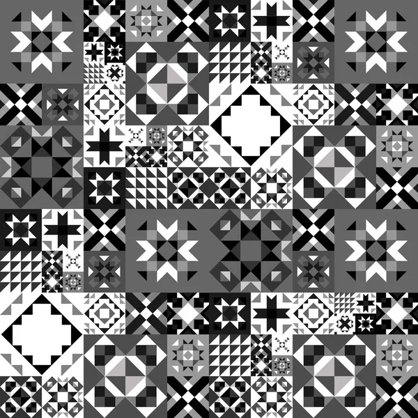 Patrón Geométrico Sin Costuras Adorno Étnico Alfombra Estilo Azteca Textura — Vector de stock