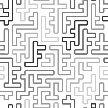 Soyut geometrik desenli labirent, çapraz çizgiler ve çizgiler. İşlem sanatı kusursuz arkaplan. 