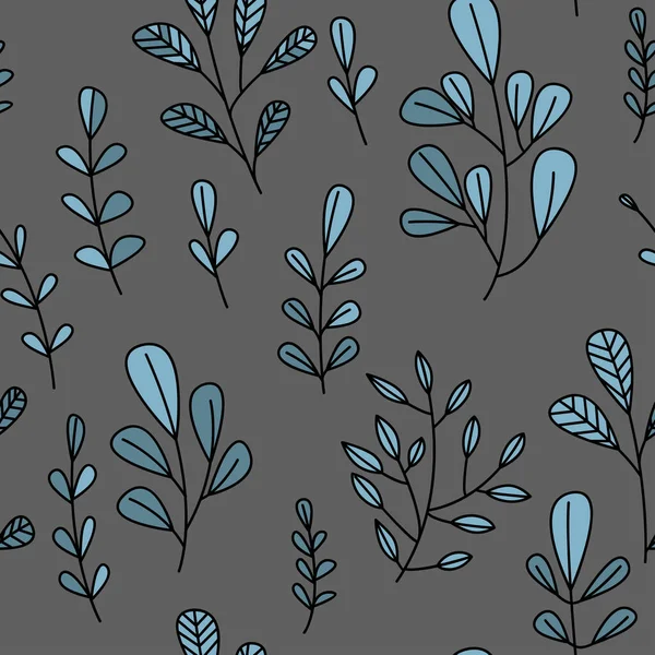 Текстура Цветами Растениями Цветочные Украшения Оригинальный Векторный Рисунок — стоковый вектор