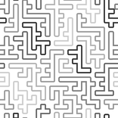 Soyut geometrik desenli labirent, çapraz çizgiler ve çizgiler. İşlem sanatı kusursuz arkaplan. 