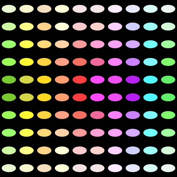 Rainbow Dot Circle Seamless Pattern Абстрактный Красочный Дизайн Фона — стоковый вектор