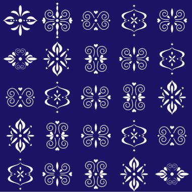 Arap desenli, pürüzsüz arka plan. Geometrik Müslüman süsü arkaplanı. İslami dokunun vektör çizimi