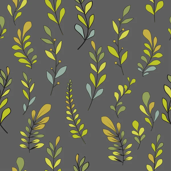 Текстура Цветами Растениями Цветочные Украшения Оригинальный Рисунок — стоковый вектор